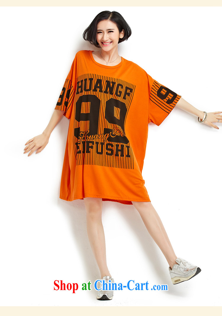 She concluded her card and indeed increase female thick mm summer T-shirts 2015 Korean female trend liberal T pension digital stamp orange are code pictures, price, brand platters! Elections are good character, the national distribution, so why buy now enjoy more preferential! Health