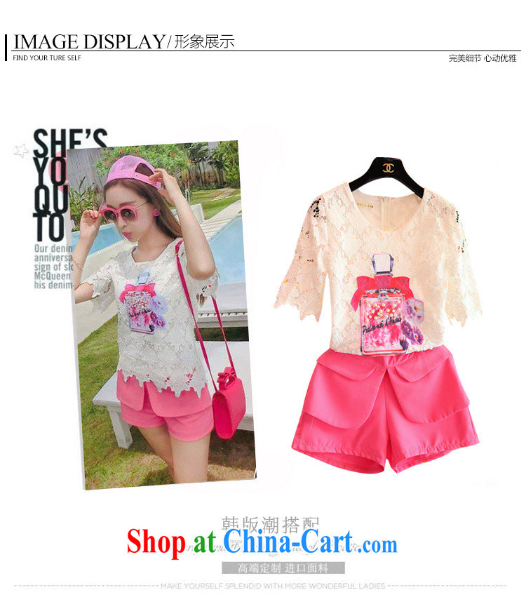 Tang year summer new, larger female sweet lace shirt thick MM loose two-piece + shorts picture color 7196 XL 4 165 - 175 Jack left and right pictures, price, brand platters! Elections are good character, the national distribution, so why buy now enjoy more preferential! Health