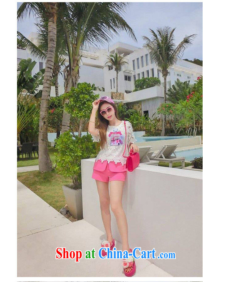 Yuan Bo summer new, larger female sweet lace Openwork shirt thick MM two-piece + shorts picture color 7196 XL 5 180 - 195 Jack left and right pictures, price, brand platters! Elections are good character, the national distribution, so why buy now enjoy more preferential! Health