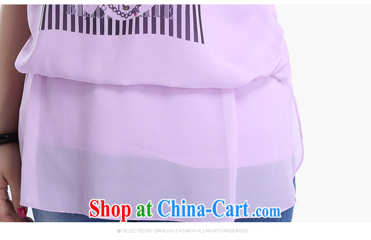 Slim LI Sau 2015 spring and summer new, larger women who streaks stamp hit the stitching parquet drill round-collar short-sleeve woven snow leave of two pieces of knitted shirts Q 8371 m White 5 XL pictures, price, brand platters! Elections are good character, the national distribution, so why buy now enjoy more preferential! Health