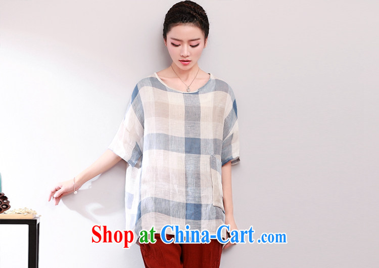 The 2015 code female thick MM summer middle-aged mother with cotton the loose short-sleeved T-shirt girls summer tartan T-shirt, Milan are code pictures, price, brand platters! Elections are good character, the national distribution, so why buy now enjoy more preferential! Health