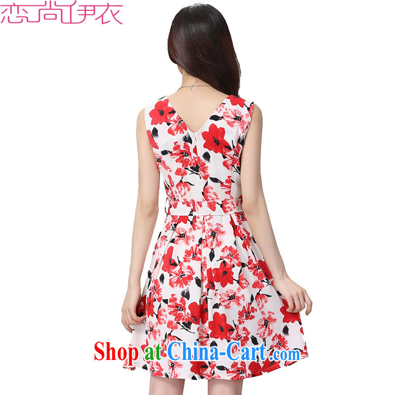 The payment the obesity mm summer maximum code dress code the dress stamp vest skirt summer 2015 new thick sister mask poverty video thin OL skirt red XXL approximately 140 - 155 jack, land is still the garment, shopping on the Internet