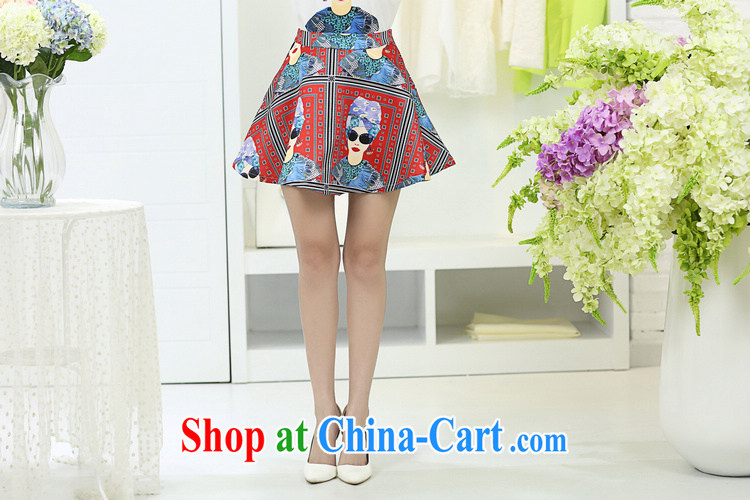 The load is increased, female Dress Pants thick mm 2015 summer new Korean version thick sister Korean fake two-part body skirts shorts stamp skirt suit high-waist 5 XL 2 feet 6 pictures, price, brand platters! Elections are good character, the national distribution, so why buy now enjoy more preferential! Health