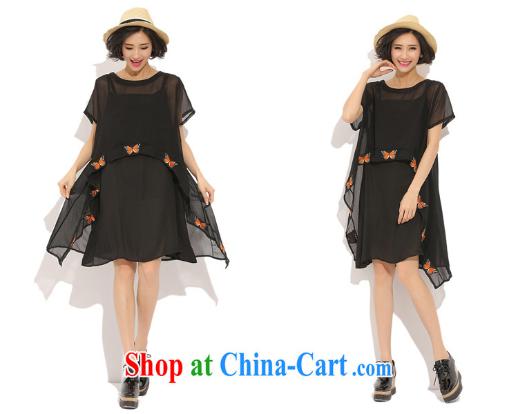 Made the Advisory Committee 2015 summer new XL women mm thick graphics thin, long, snow-woven shirts two-piece short sleeve double-yi skirt black loose all code pictures, price, brand platters! Elections are good character, the national distribution, so why buy now enjoy more preferential! Health