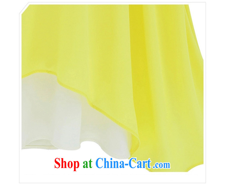 covered by snow in 2015 and indeed XL female summer thick sister snow woven leave two Sleeveless T-shirt yellow 5 XL pictures, price, brand platters! Elections are good character, the national distribution, so why buy now enjoy more preferential! Health