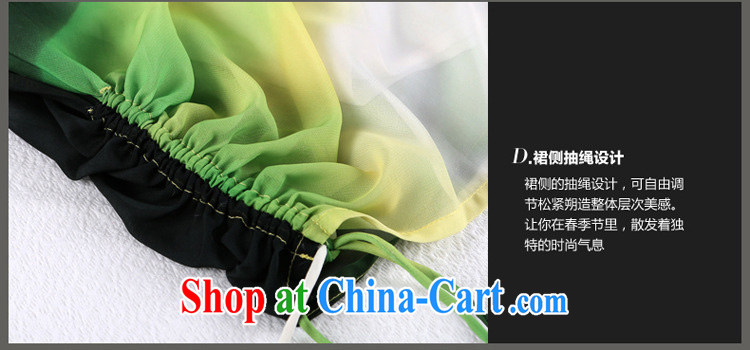 Morning would be summer 2015 new Korean version mm thick stylish graphics thin stitching snow-woven dresses and indeed increase, female wrinkled collision color stamp dresses yellow 5 XL (recommendations 150 - 160 jack) pictures, price, brand platters! Elections are good character, the national distribution, so why buy now enjoy more preferential! Health