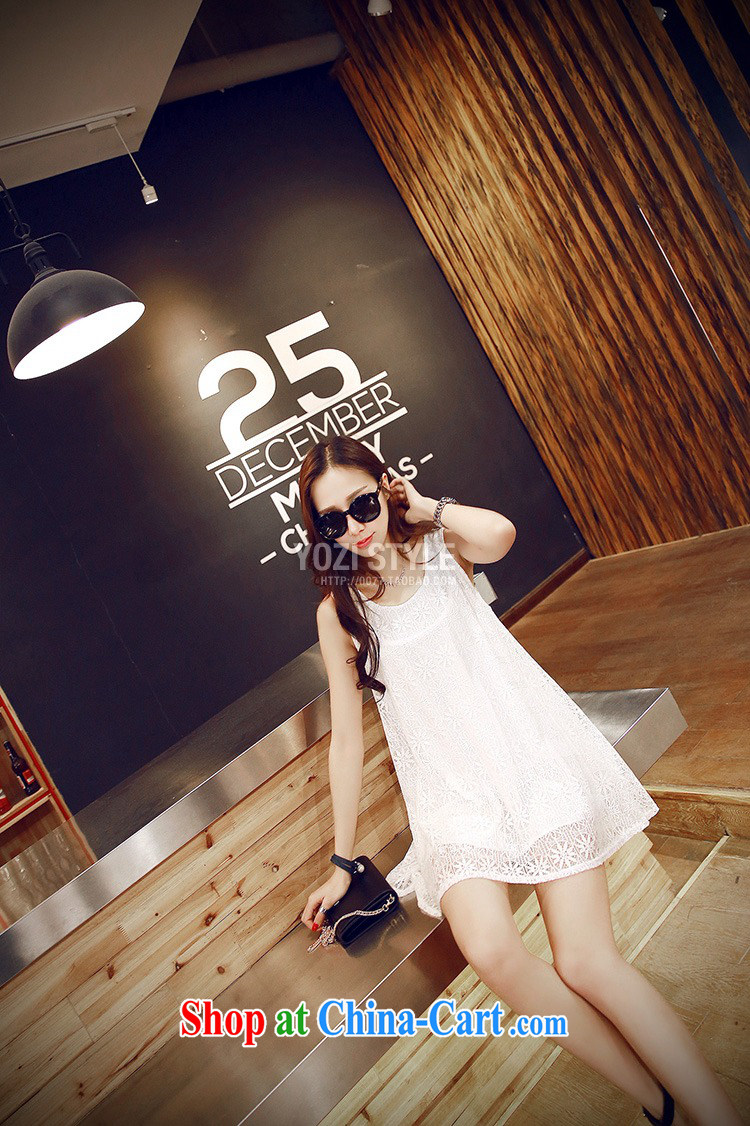 Audio Stream 2015 summer New, and indeed more relaxed the stylish girl three-dimensional lace floral sleeveless dresses S 2709 #SJL black 2 XL pictures, price, brand platters! Elections are good character, the national distribution, so why buy now enjoy more preferential! Health