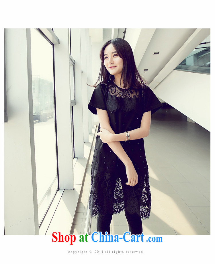 measures, including biological empty nails Pearl lace, with Korea, the fragrant wind dress black large code XXXL pictures, price, brand platters! Elections are good character, the national distribution, so why buy now enjoy more preferential! Health