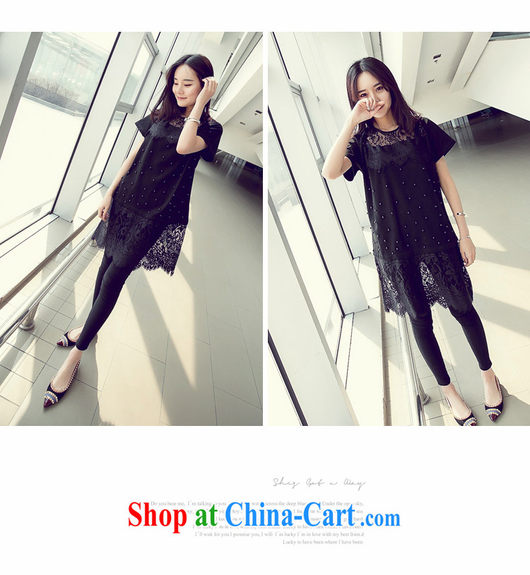measures, including biological empty nails Pearl lace, with Korea, the fragrant wind dress black large code XXXL pictures, price, brand platters! Elections are good character, the national distribution, so why buy now enjoy more preferential! Health