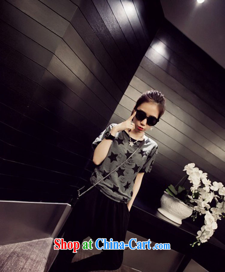 measures, the Organization is indeed increasing, female Korean video thin thick sister summer double linen T shirt dark gray large code XXXL pictures, price, brand platters! Elections are good character, the national distribution, so why buy now enjoy more preferential! Health