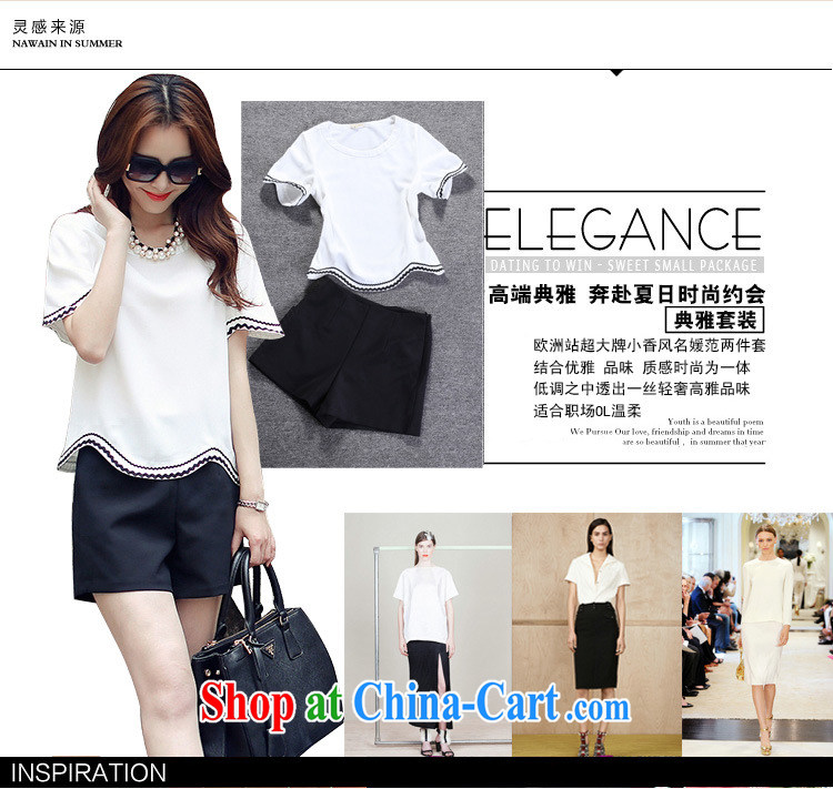 Kiosks spread (tingman) 2015 summer Korean version of the greater, female fashion small incense, short-sleeved snow woven shirts leisure shorts package 556 picture color M pictures, price, brand platters! Elections are good character, the national distribution, so why buy now enjoy more preferential! Health