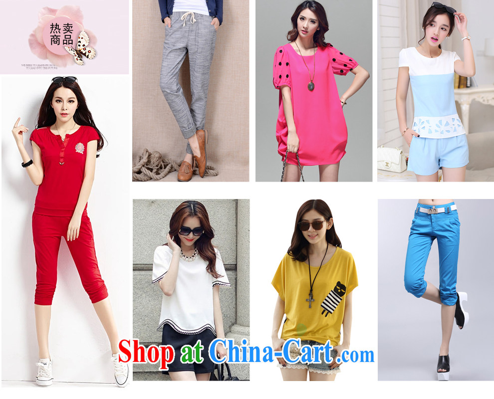 Kiosks spread (tingman) 2015 summer Korean version of the greater, female fashion small incense, short-sleeved snow woven shirts leisure shorts package 556 picture color M pictures, price, brand platters! Elections are good character, the national distribution, so why buy now enjoy more preferential! Health