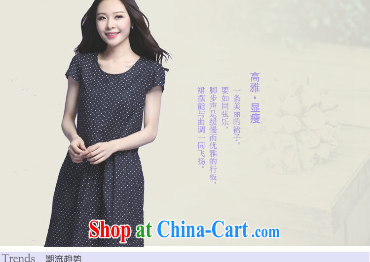 Loved summer 2015 new, larger female thick MM dot loose linen retro dress black XXL pictures, price, brand platters! Elections are good character, the national distribution, so why buy now enjoy more preferential! Health