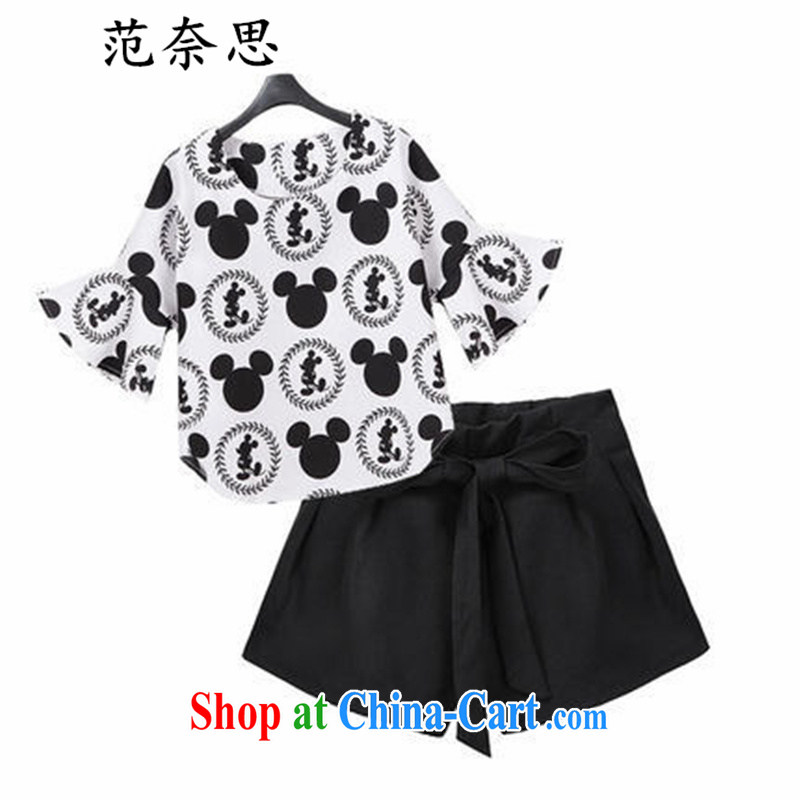 The Code female graphics thin summer short-sleeved shirt T mm thick spring is the increased burden on sister shorts package picture color XL, van, Cisco (VANNIES), shopping on the Internet