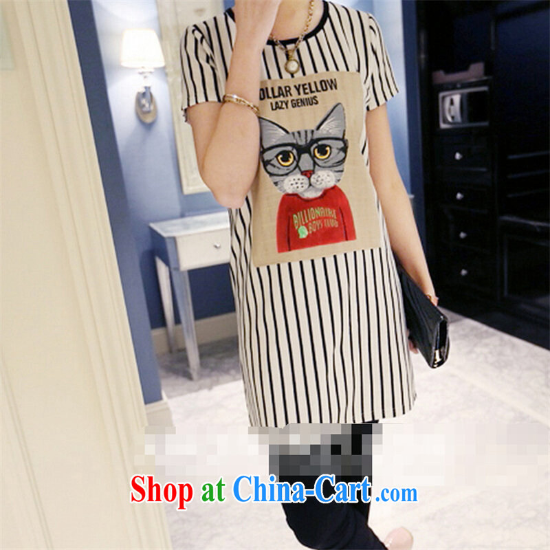 Feng Lin Guo 2015 new larger female summer mm thick graphics thin, long, solid shirts and indeed increase short-sleeve shirt T large white code XXXXXL, Feng Lin Guo (Fenglianguo), online shopping