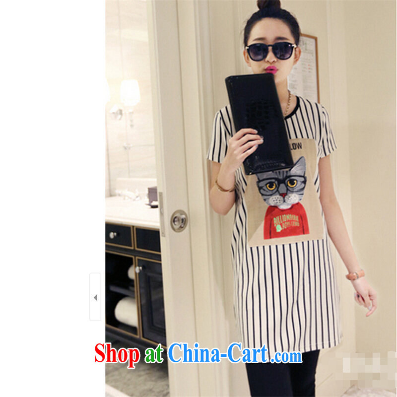 Feng Lin Guo 2015 new larger female summer mm thick graphics thin, long, solid shirts and indeed increase short-sleeve shirt T large white code XXXXXL, Feng Lin Guo (Fenglianguo), online shopping