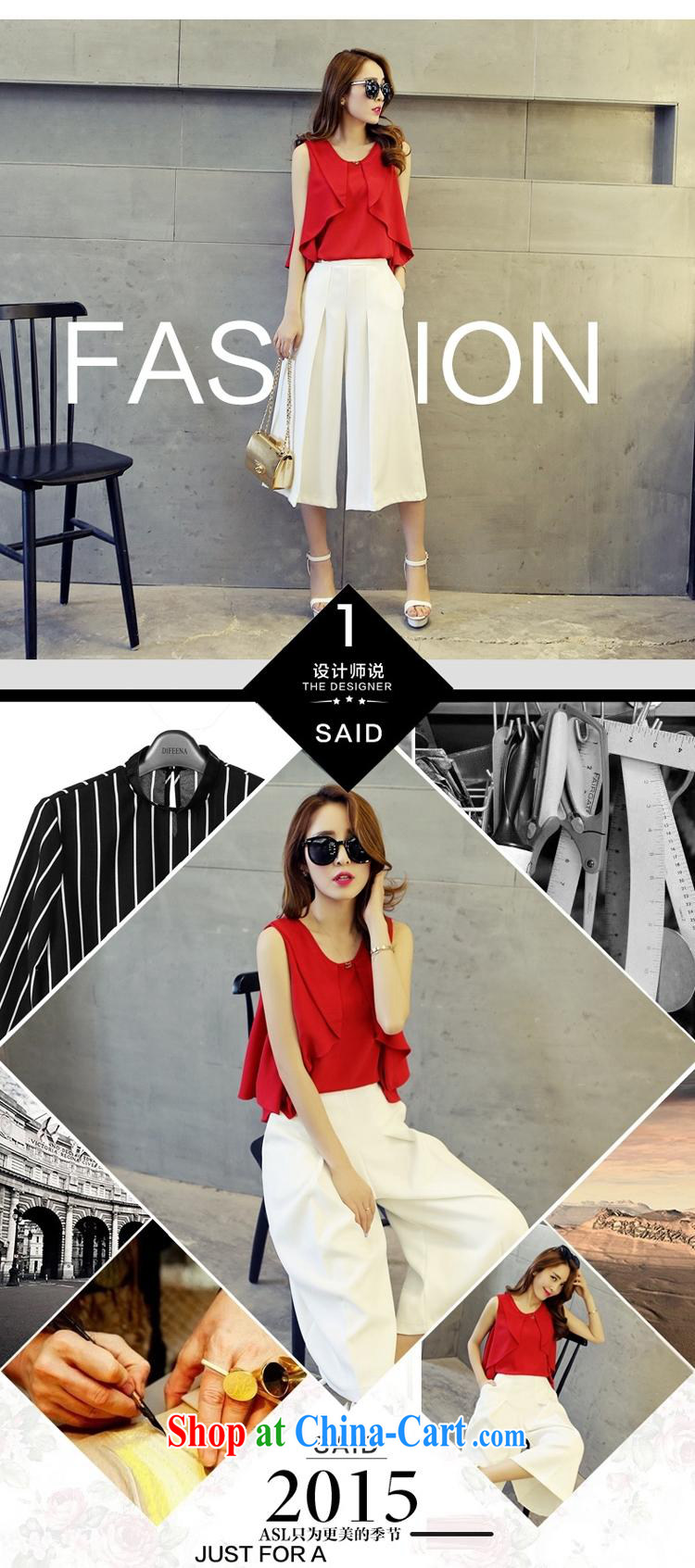 A woman summer 2015 new Snow woven T-shirt + 7 pants stylish package #N 632 red T-shirt white pants M pictures, price, brand platters! Elections are good character, the national distribution, so why buy now enjoy more preferential! Health