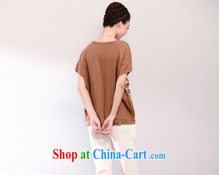 2015 the code t-shirt girl, Mom is Korean and short-sleeved clothes summer relaxed and comfortable thick mm summer T-shirt dark orange are code pictures, price, brand platters! Elections are good character, the national distribution, so why buy now enjoy more preferential! Health