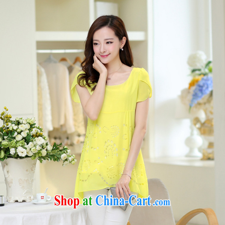 The 618 to 618 maximum to the tower, 2015 summer new Korean women in long, cultivating the code short-sleeve girls T-shirt snow woven shirts 6508 blue 5 XL pictures, price, brand platters! Elections are good character, the national distribution, so why buy now enjoy more preferential! Health