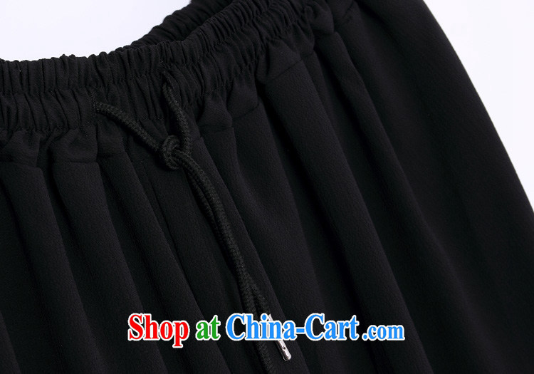 Director of the Advisory Committee King, female fat sister 2015 summer new Korean version loose video thin ice woven Wide Leg trousers 9 pants and skirts pants black loose all code pictures, price, brand platters! Elections are good character, the national distribution, so why buy now enjoy more preferential! Health