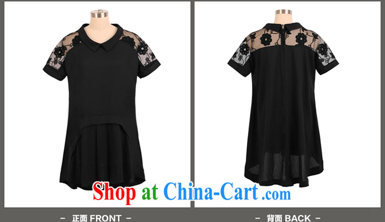 Director of summer 2015 with new 200 jack and indeed increase, women mm thick short-sleeved lace stitching snow woven dresses 2912 fall in love with the template black large code 4 XL 180 Jack left and right pictures, price, brand platters! Elections are good character, the national distribution, so why buy now enjoy more preferential! Health