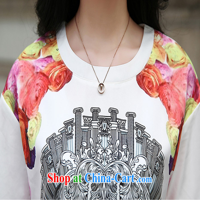 Economy, first declared 2015 the United States and Europe, female summer new stamp graphics thin two-piece thick mm short-sleeved T shirt T-shirt + short pants 1758 #2 XL 135 - 145 jack, first economy Sun, shopping on the Internet