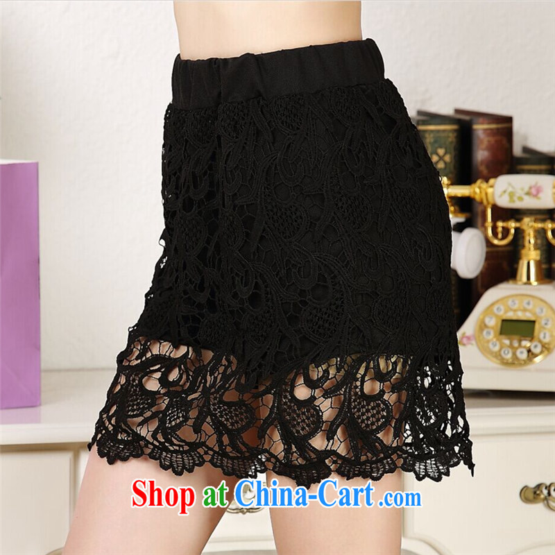 too wide ballet Qinxian 2015 summer Korean XL mm thick beauty graphics thin anti-go lace stitching shorts PL 957 black 5 XL (170 - 200 ) jack, too had wafted buds (YOCINRE), and shopping on the Internet