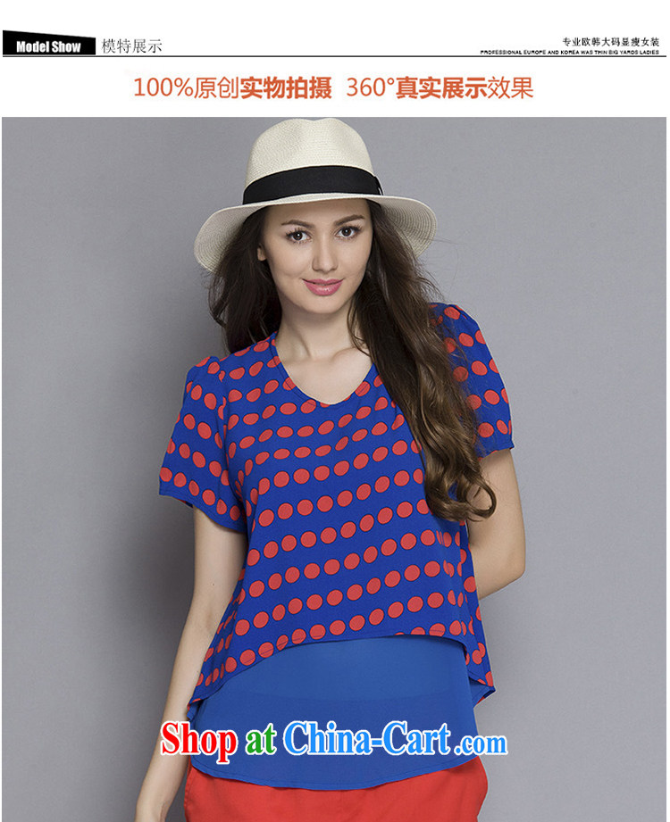 Lehman, 2015, new summer, the United States and Europe for the big, female fat MM graphics thin comfortable snow woven shirt + shorts package 202 T blue and red 5 XL pictures, price, brand platters! Elections are good character, the national distribution, so why buy now enjoy more preferential! Health