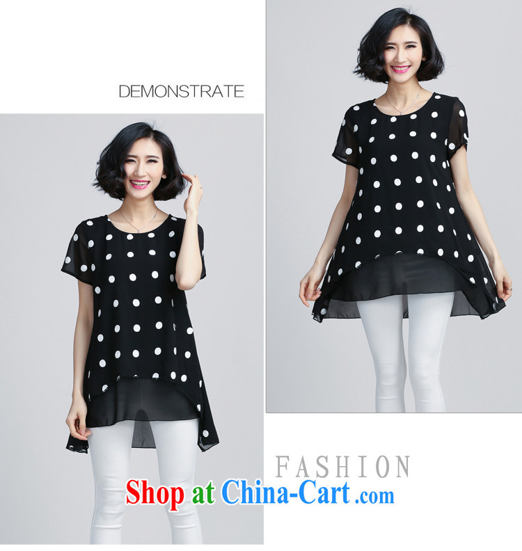 M 姂 2015 summer new, larger female wave, loose snow woven shirts dresses women 2191 black XXXL pictures, price, brand platters! Elections are good character, the national distribution, so why buy now enjoy more preferential! Health