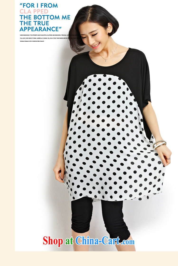 flower girl the Isabel The Code women summer 2015 new Korean fashion wave, loose video thin thick sister, long T pension female D 1806 black large numbers, pictures, price, brand platters! Elections are good character, the national distribution, so why buy now enjoy more preferential! Health