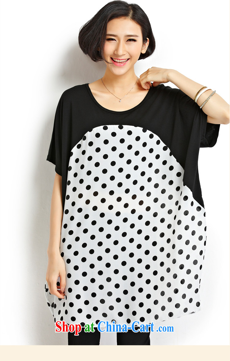 flower girl the Isabel The Code women summer 2015 new Korean fashion wave, loose video thin thick sister, long T pension female D 1806 black large numbers, pictures, price, brand platters! Elections are good character, the national distribution, so why buy now enjoy more preferential! Health
