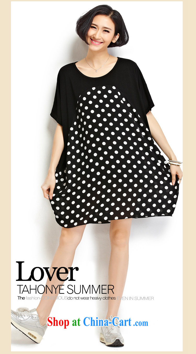 flower girl the Isabel The Code women summer 2015 new Korean fashion wave, loose video thin thick sister, long T pension female D 1806 black large numbers, pictures, price, brand platters! Elections are good character, the national distribution, so why buy now enjoy more preferential! Health