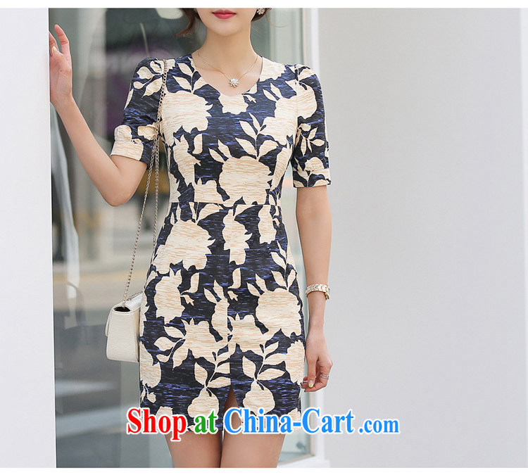 The ink marks 2015 summer Korean female new style stamp V collar package and further skirt stylish career OL commuter dress the color 2 XL (recommendations 135 - 150 jack) pictures, price, brand platters! Elections are good character, the national distribution, so why buy now enjoy more preferential! Health