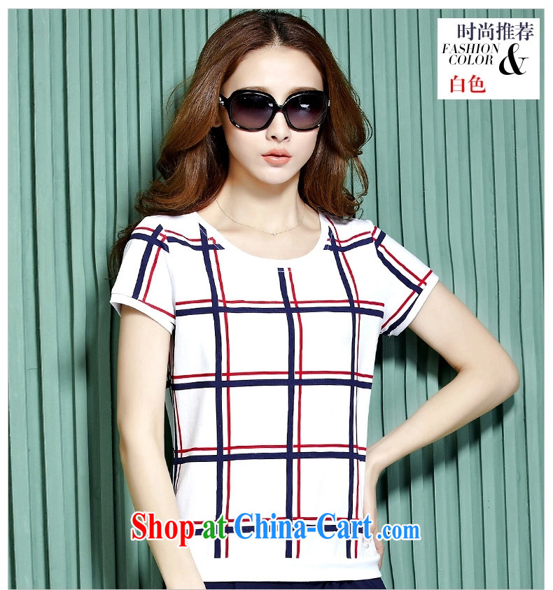 Fox standing by 2015 loose short-sleeved T-shirt girls 7 summer pants sport and leisure package pure cotton summer 7036 Ms. WHITE XL pictures, price, brand platters! Elections are good character, the national distribution, so why buy now enjoy more preferential! Health