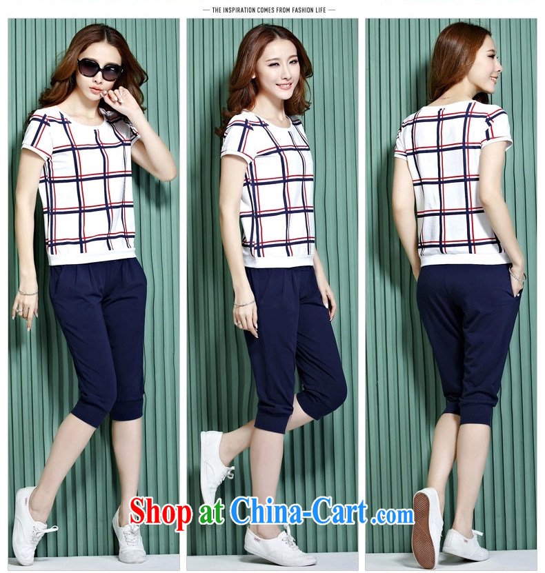 Fox standing by 2015 loose short-sleeved T-shirt girls 7 summer pants sport and leisure package pure cotton summer 7036 Ms. WHITE XL pictures, price, brand platters! Elections are good character, the national distribution, so why buy now enjoy more preferential! Health