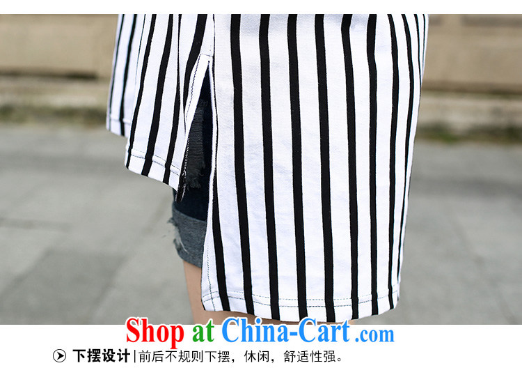 Tang year summer new Korean version of the greater code female short-sleeved snow woven shirts stripes stitching the obese women 200 Jack streaks color/ 17564 XL 165 - 175 Jack left and right pictures, price, brand platters! Elections are good character, the national distribution, so why buy now enjoy more preferential! Health