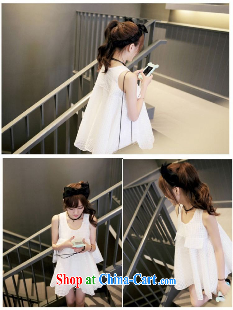 Left Sophie 2015 summer Korean female Ruili quality lady aura vest 100 hem does not rule vest dresses white are code pictures, price, brand platters! Elections are good character, the national distribution, so why buy now enjoy more preferential! Health