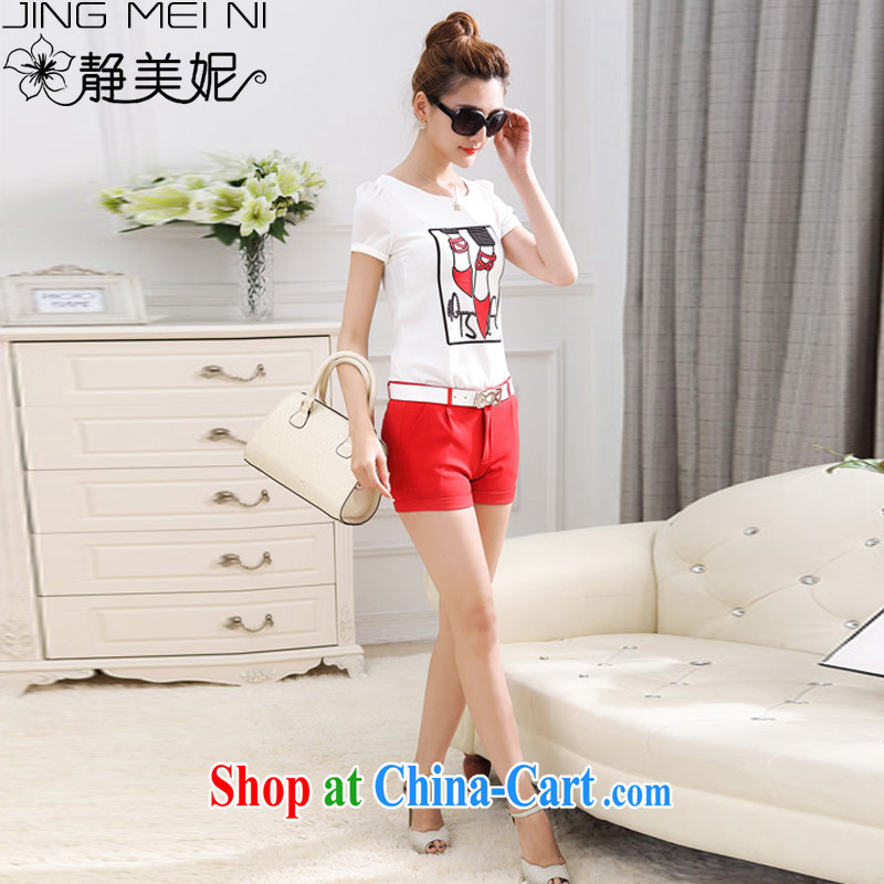 The Minnie summer 2015 new female leisure the code style stylish sportswear girls J 88,863 red M, Minnie, and shopping on the Internet