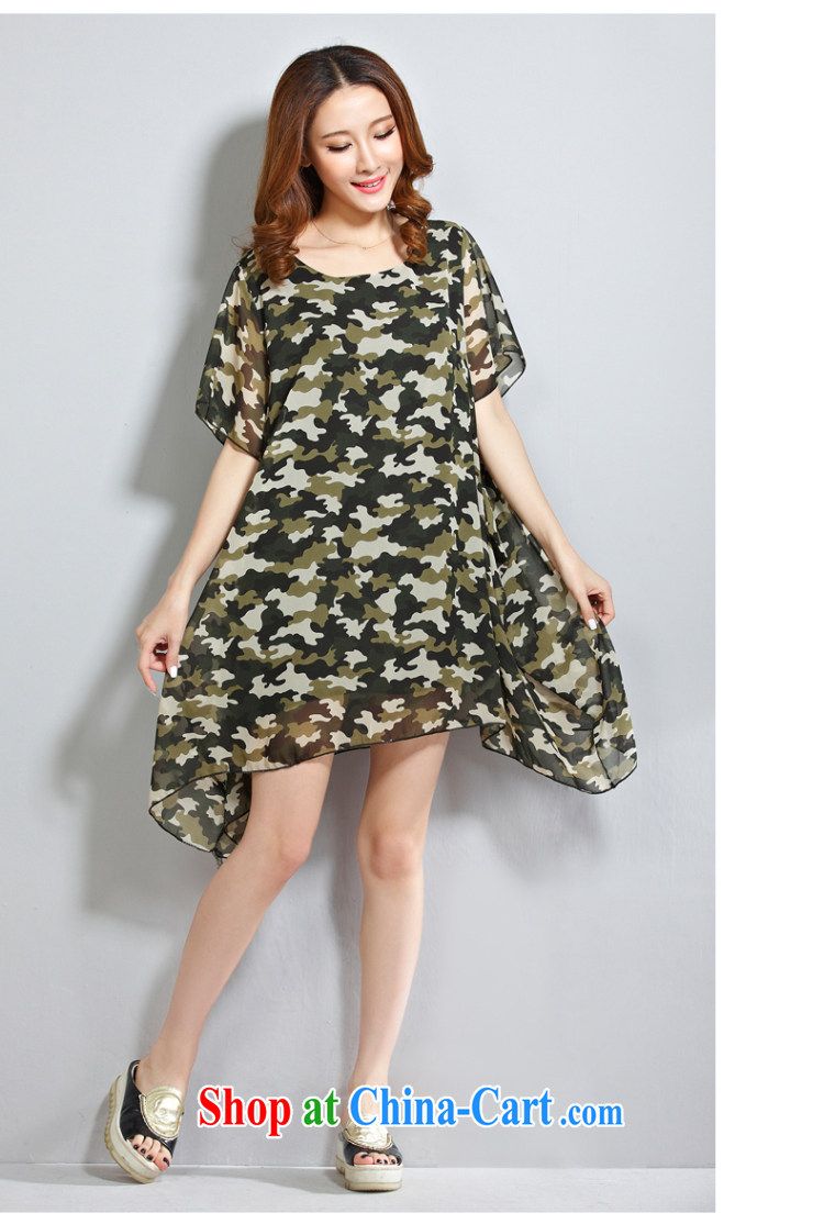 She concluded her card 2015 larger female snow woven shirts new summer, mm thick camouflage relaxed round-collar large irregular thick sister dresses camouflage XL pictures, price, brand platters! Elections are good character, the national distribution, so why buy now enjoy more preferential! Health