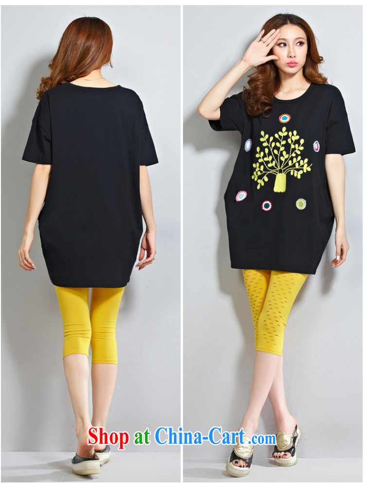 Yu-sin, colorful summer dresses 2015 Korean female short-sleeved T shirts skirts and indeed increase, female black are Code recommends that you 100 - 200 Jack pictures, price, brand platters! Elections are good character, the national distribution, so why buy now enjoy more preferential! Health