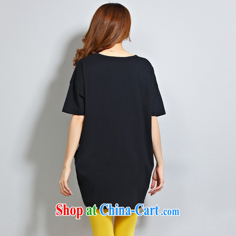 Yu-sin, colorful summer dresses 2015 Korean female short-sleeved T shirts skirts and indeed increase, women are black, we recommend that you 100 - 200 jack, Yu, for sin (yuerxianzi), online shopping