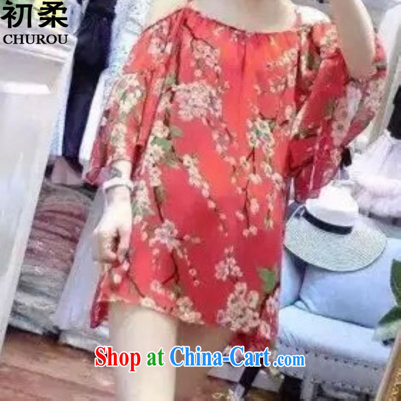 Flexible early 2015 mm thick loose the fat XL female Korean video thin dresses 200 jack can be seen wearing a red XXXL early, Sophie (CHUROU), and shopping on the Internet