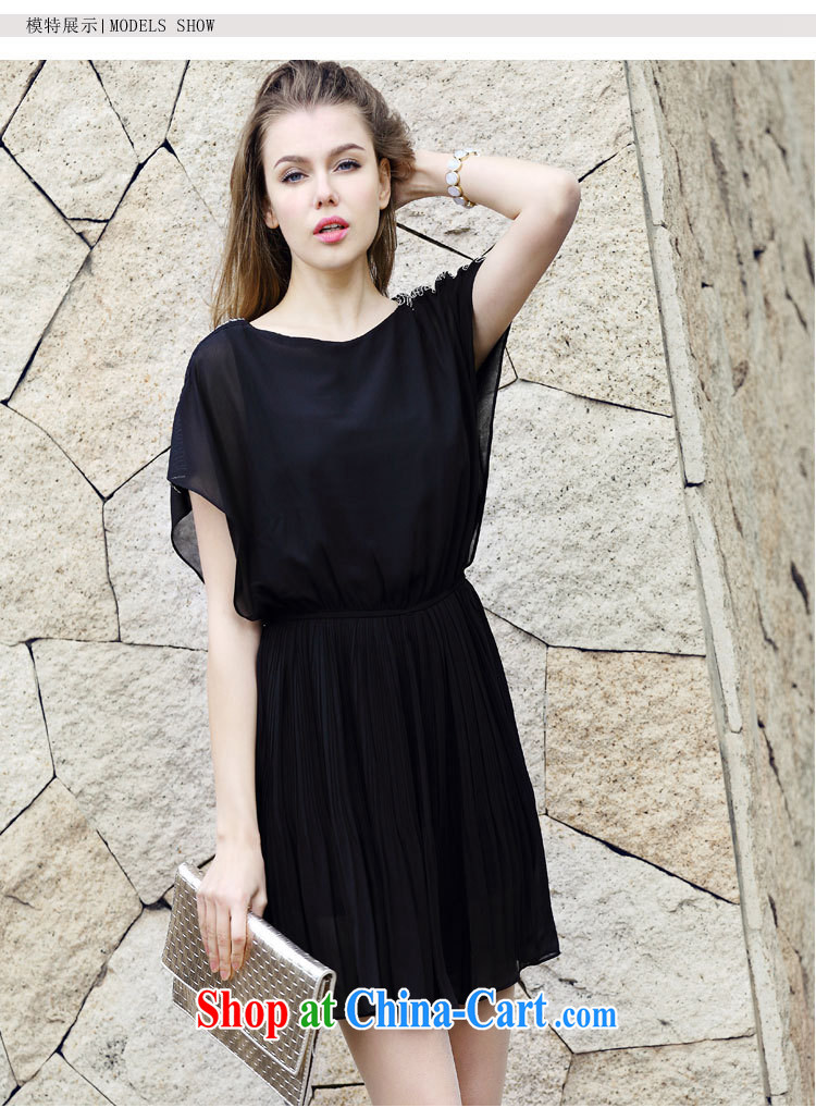 Can be, and indeed increase, female fat MM snow woven dresses in Europe summer 200 Jack thick sister summer 0819 skirt black large code 3XL 145 - 165 Jack pictures, price, brand platters! Elections are good character, the national distribution, so why buy now enjoy more preferential! Health