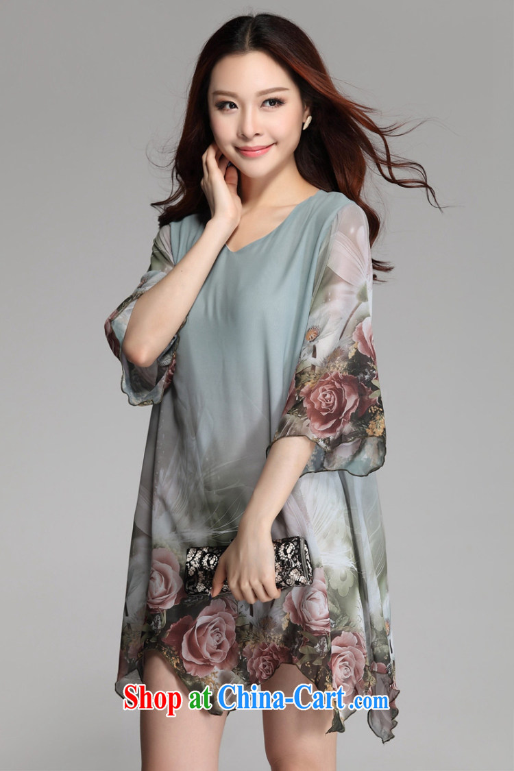 Cayman and Lai 200 Jack large, female summer short-sleeved 2015 summer new female Korean fat sister and indeed the long, snow-woven shirts orange XXXL pictures, price, brand platters! Elections are good character, the national distribution, so why buy now enjoy more preferential! Health