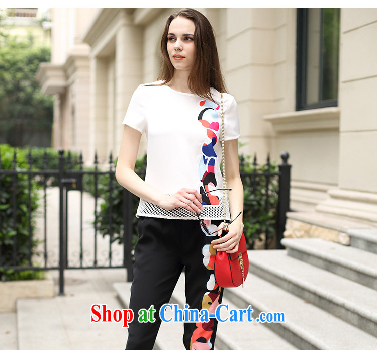 The Qi Qi (SIQIQI) 2015 summer new lace stitching T shirt + pants Two Piece Set with TZ 1047 picture color 3XL pictures, price, brand platters! Elections are good character, the national distribution, so why buy now enjoy more preferential! Health