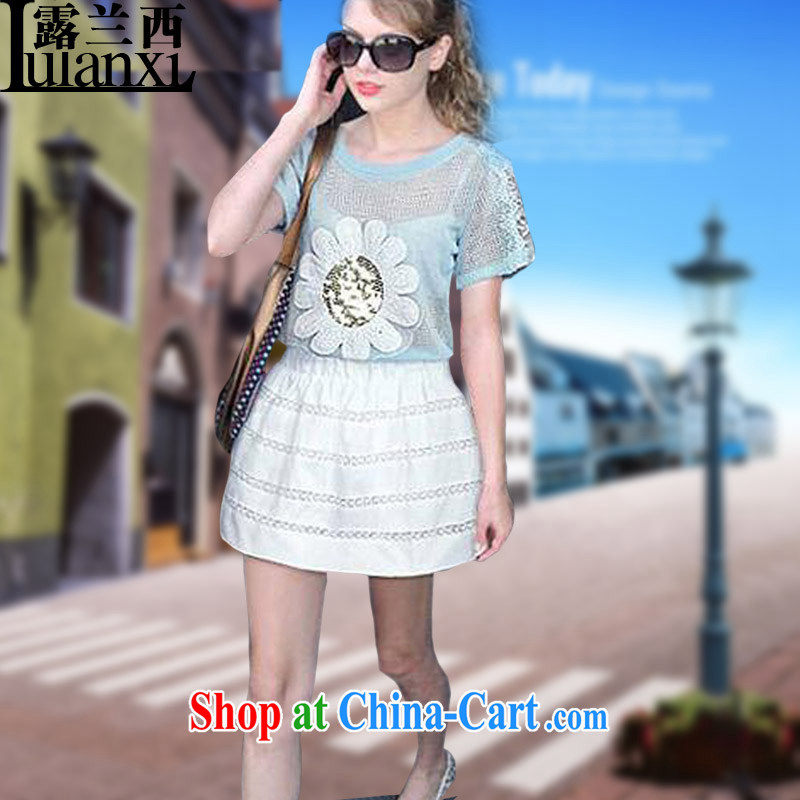 Terrace, Western Europe and the United States, the female summer New, and indeed more relaxed Web yarn short-sleeve T shirts, solid 3-Piece picture color 5 XL 180 - 200 Jack left and right