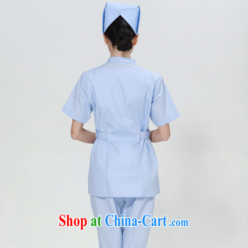 The Nightingale, Knowlson Nursing Service NS - 06 D short-sleeve Doctors serving robes clothing female summer sky blue XXL, Knowlson (Nursing), and shopping on the Internet