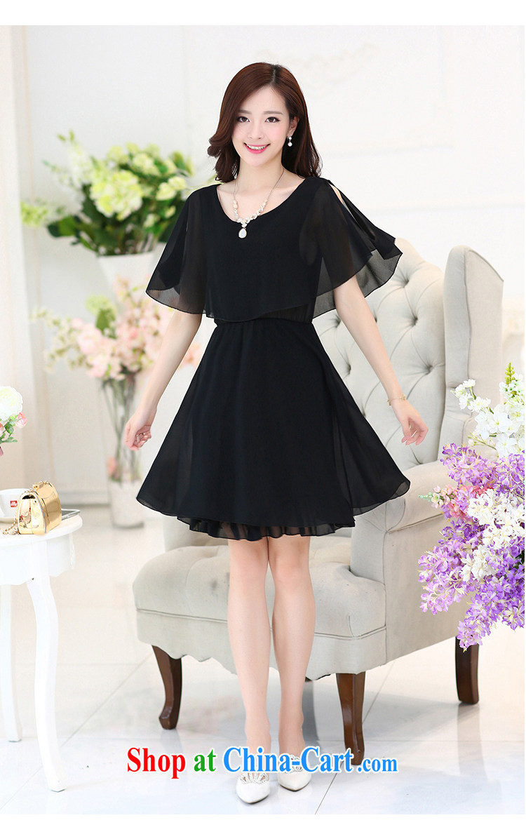 According to perfect summer 2015 new Korean style female decoration, graphics thin bare shoulders flouncing cuff larger snow woven dresses female Y 2315 black 3 XL pictures, price, brand platters! Elections are good character, the national distribution, so why buy now enjoy more preferential! Health