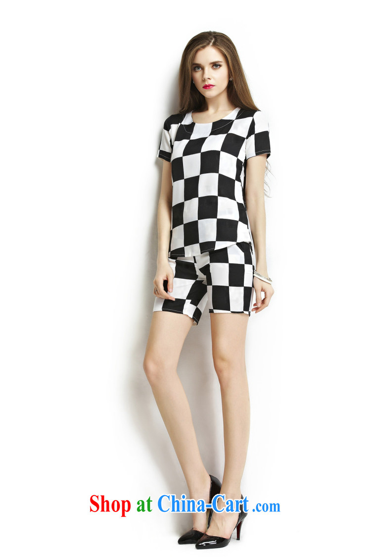 Crystal Bermuda's code female and indeed increase 2015 summer Plaid Shorts Kit mm thick beauty graphics thin Leisure package girls summer black-and-white grid XL pictures, price, brand platters! Elections are good character, the national distribution, so why buy now enjoy more preferential! Health
