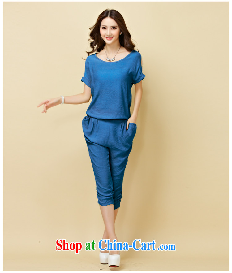 100 Of The 2015 new summer the Code women stylish cotton Ma snow woven shirts T-shirts, trousers two piece set with brown XXXL pictures, price, brand platters! Elections are good character, the national distribution, so why buy now enjoy more preferential! Health